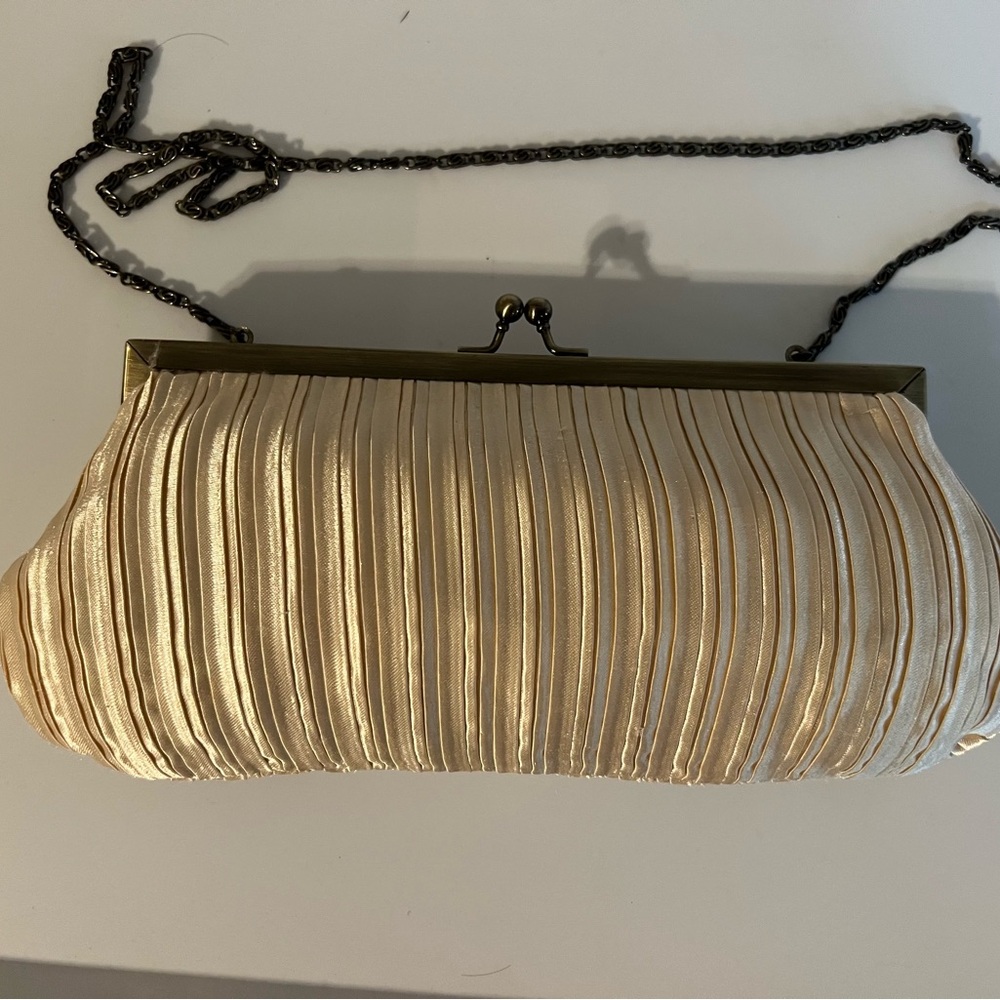 Elegant Cream Clutch Bag